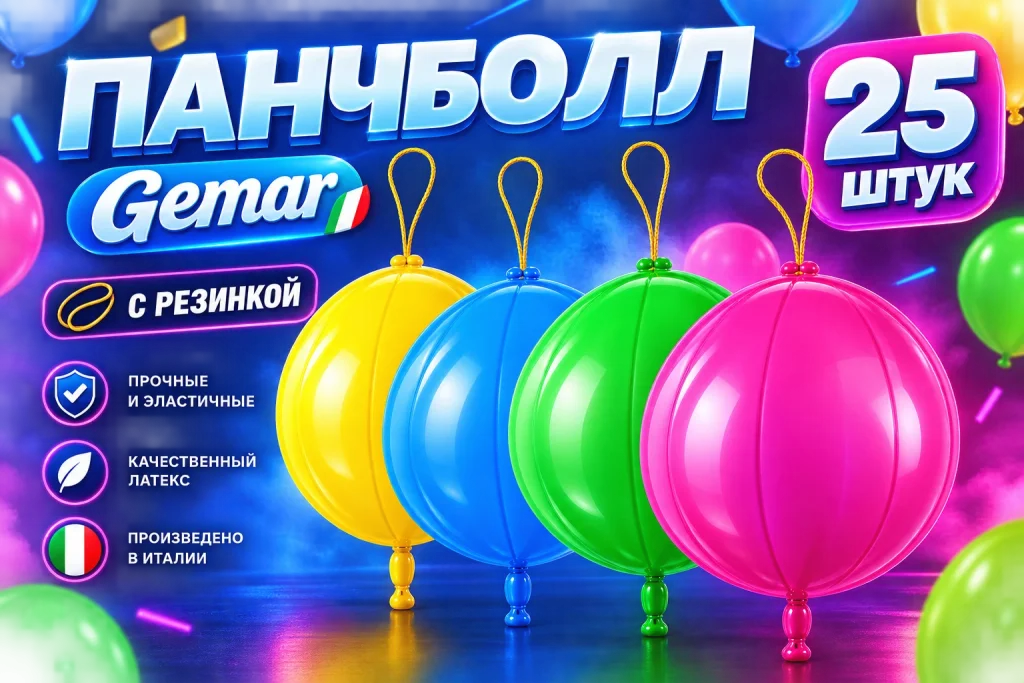 Упаковка Шаров Gemar 25 шт.